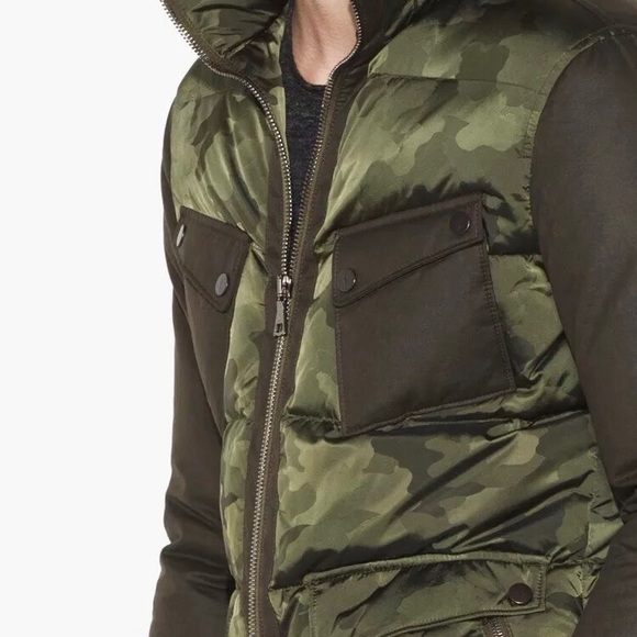 John Varvatos Camo Down Jacket 898 
